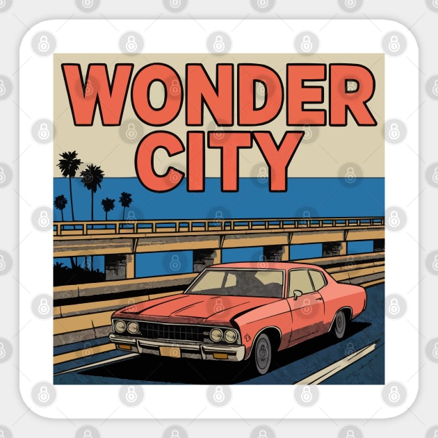 Wonder-City-V4 Sticker by TEENIE DESIGN
